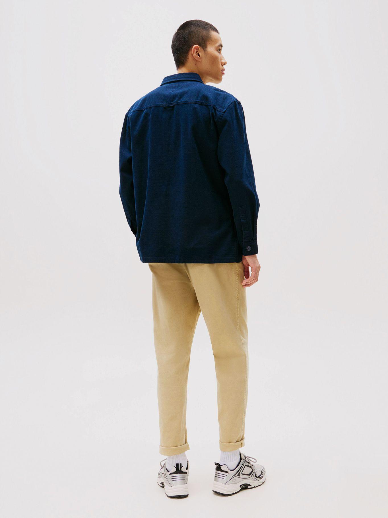 Camisa Oversize Texturizada Azul Tommy Jeans-2