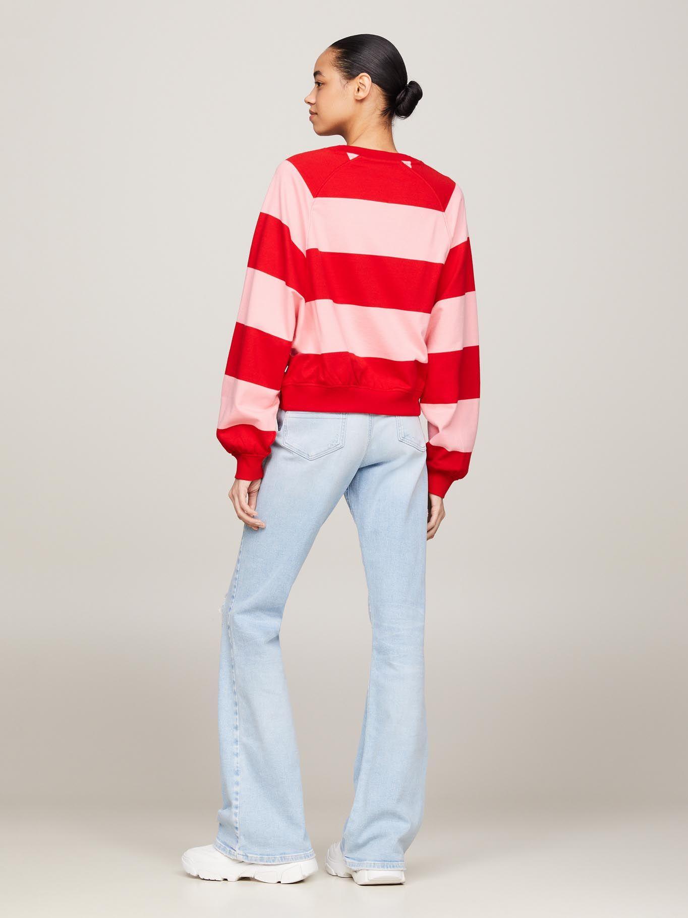 Polerón Relaxed Letterman Rayas Multicolor Tommy Jeans-2