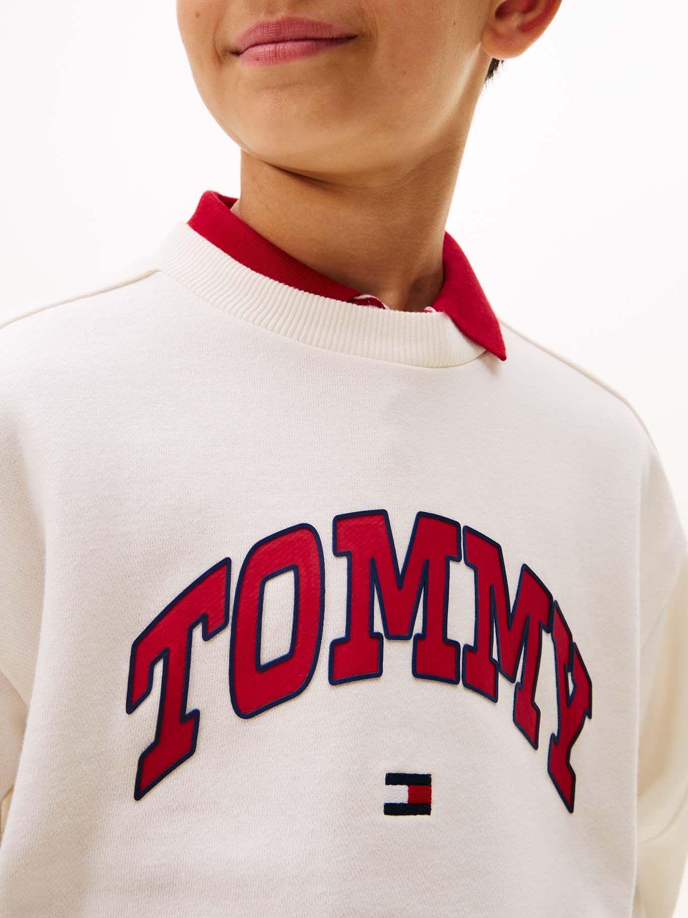 Polerón Varsity Print Blanco Tommy Hilfiger-3