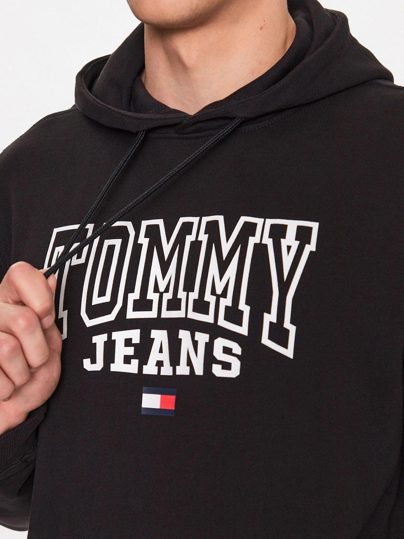 Polerón Hoodie Entry Graphic  Negro Tommy Jeans-3