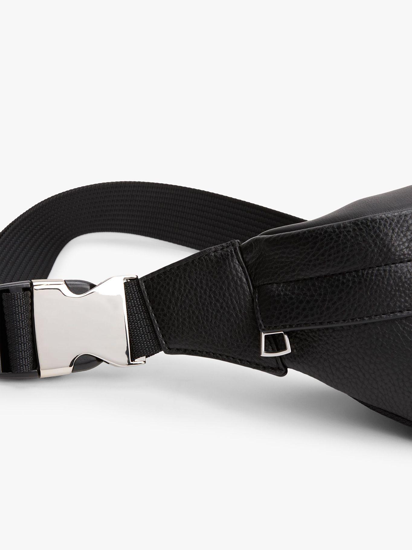 Banano Central Con Logo Metálico Negro Tommy Hilfiger-4