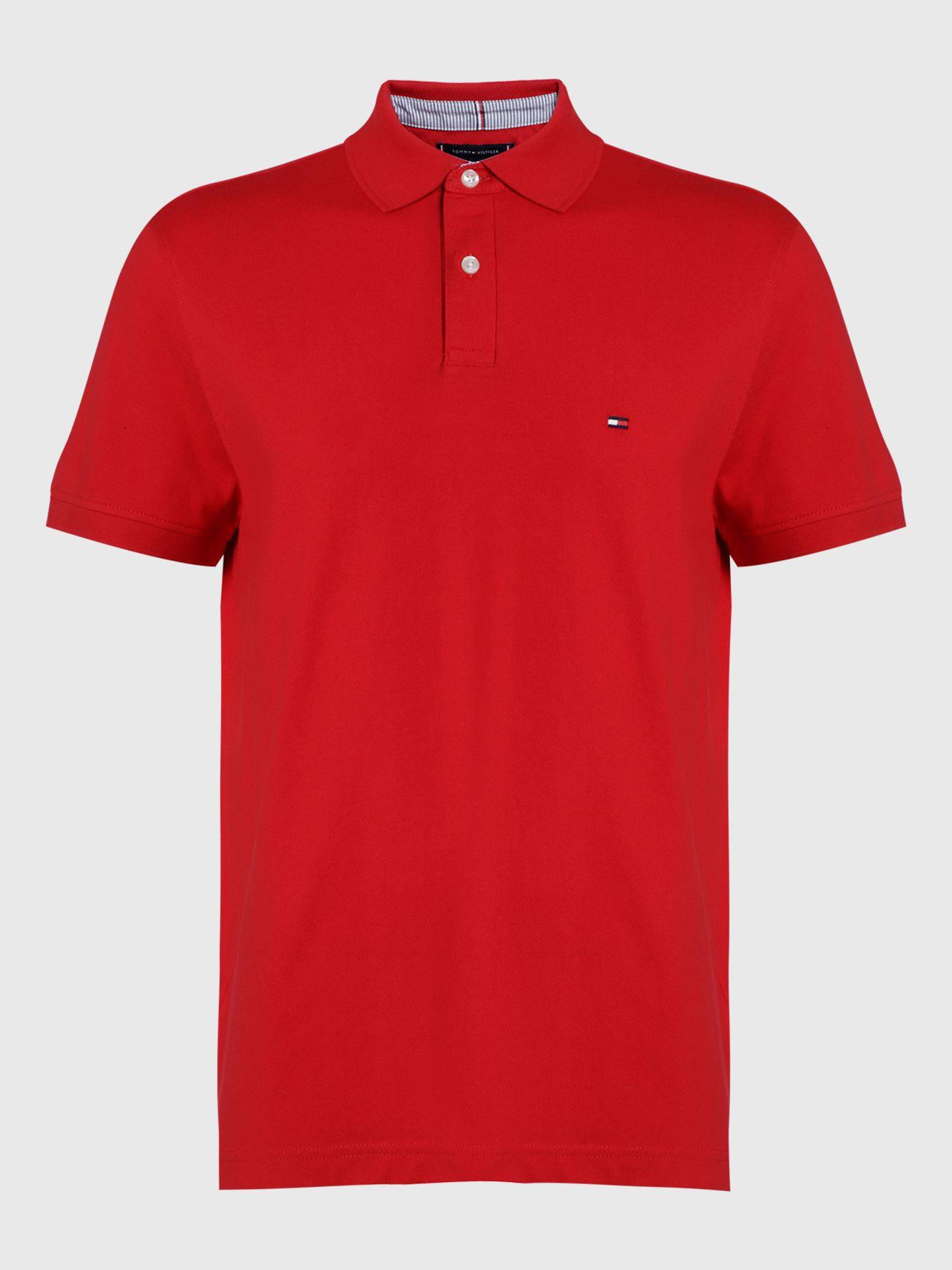 Polo Logo 1985 Regular Fit Rojo Tommy Hilfiger-0