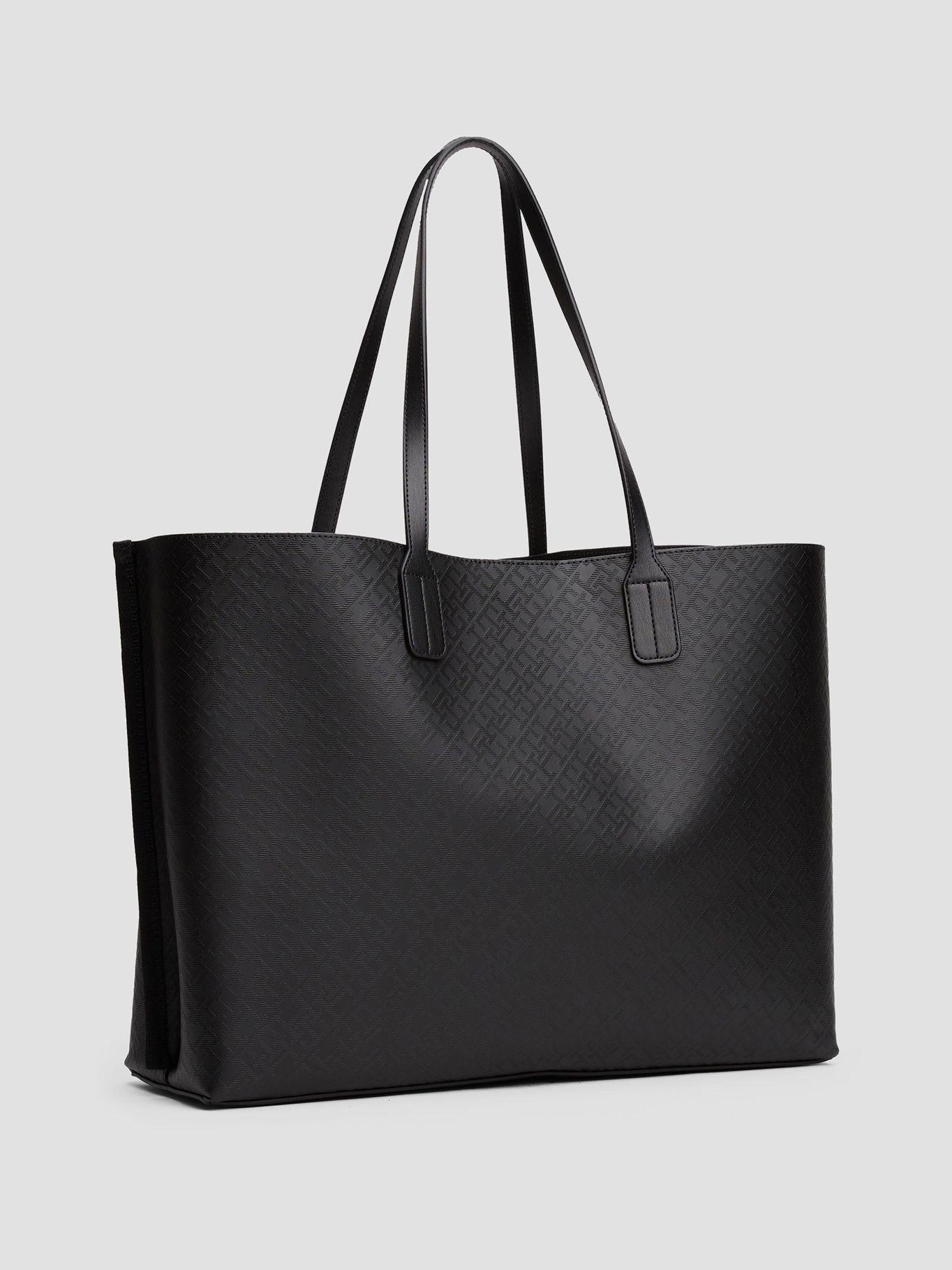 Tote Distinct Monogram Negro Tommy Hilfiger-4