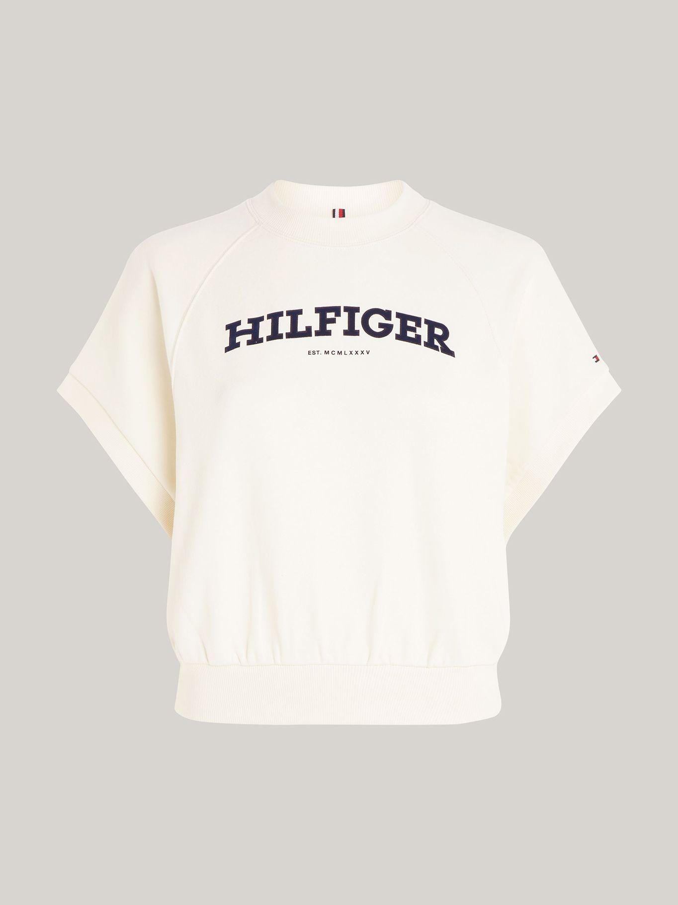 Polerón Logo Monotype Beige Tommy Hilfiger-4