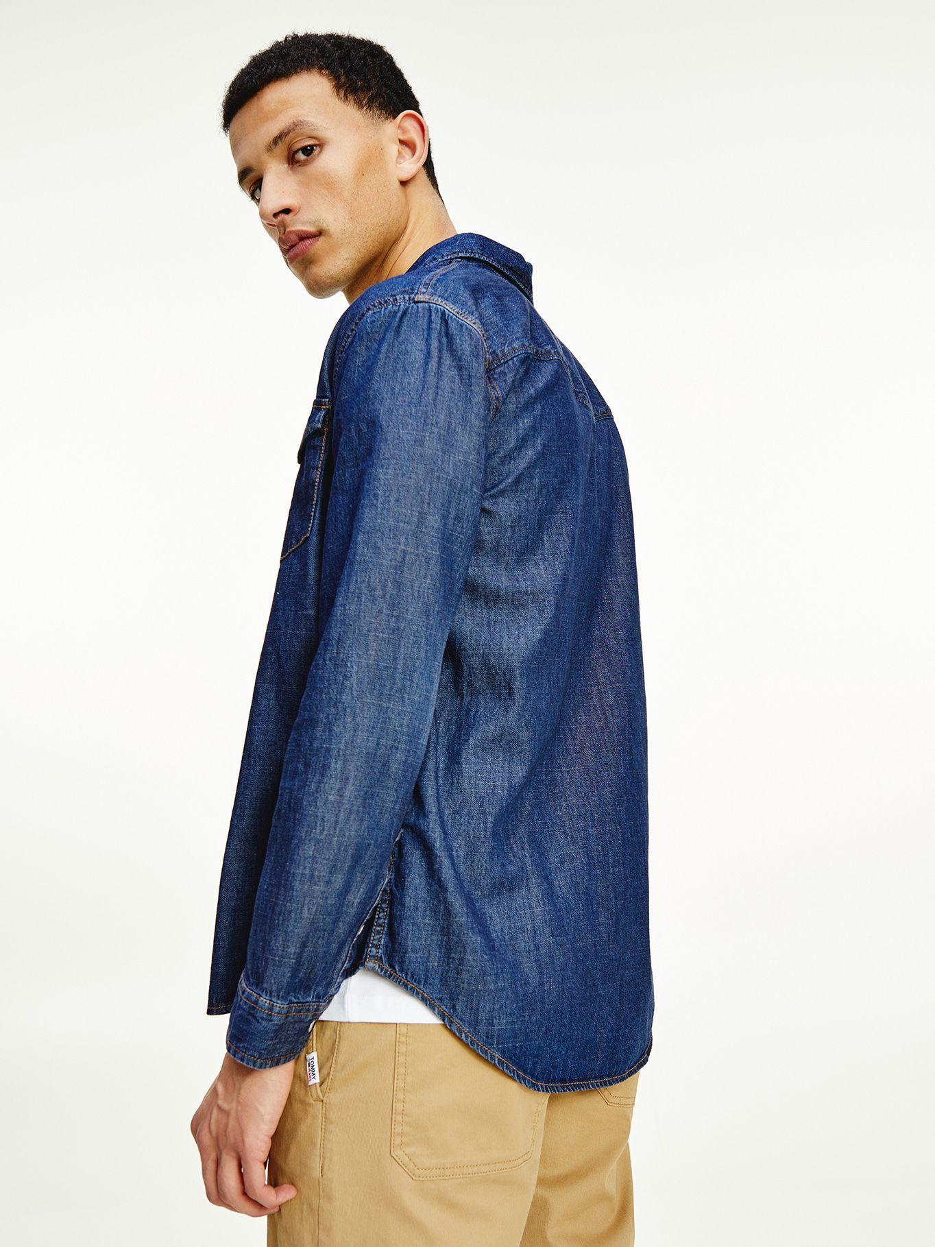 Camisa Western Denim Azul Tommy Hilfiger-2