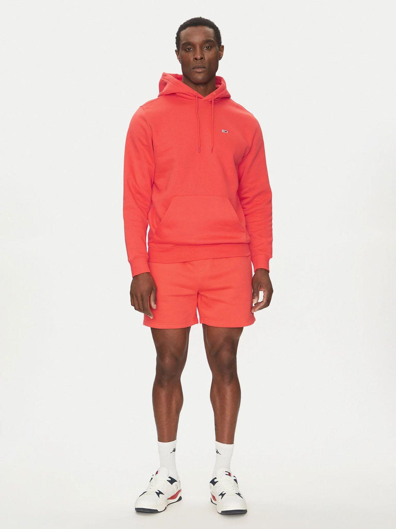 Polerón Hoodie Solid Con/Logo Rojo Tommy Jeans-1
