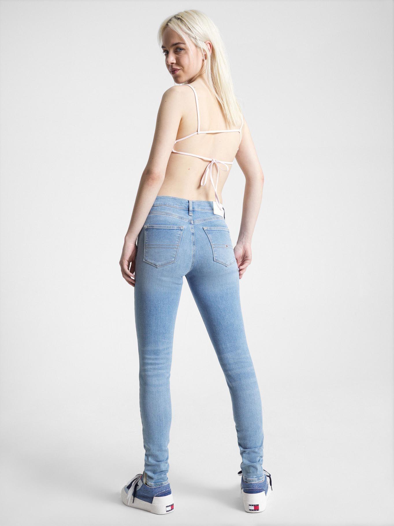 Jeans Nora Skinny Fit Tiro Medio Celeste Tommy Jeans-2