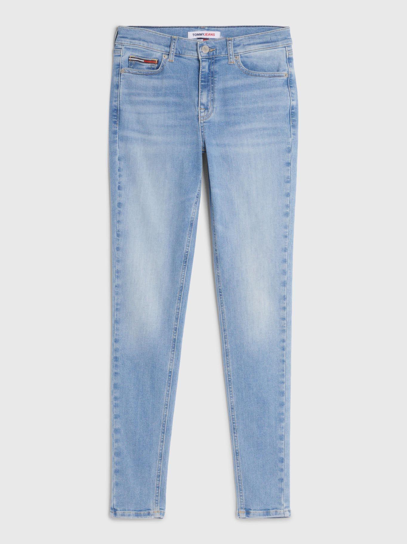 Jeans Nora Skinny Fit Tiro Medio Celeste Tommy Jeans-4
