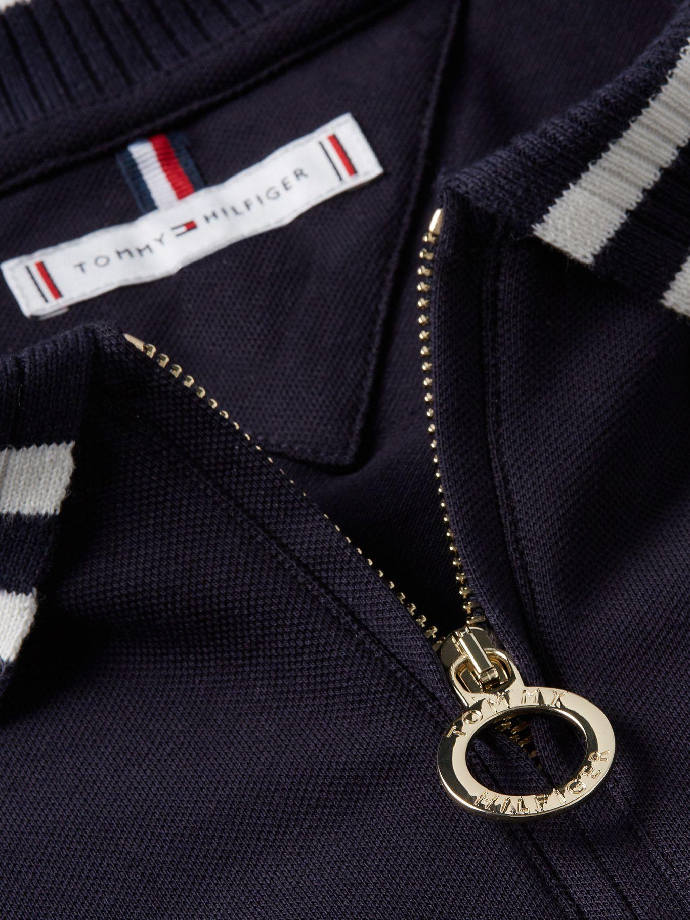 Vestido Polo Con Cierre Azul Tommy Hilfiger-4