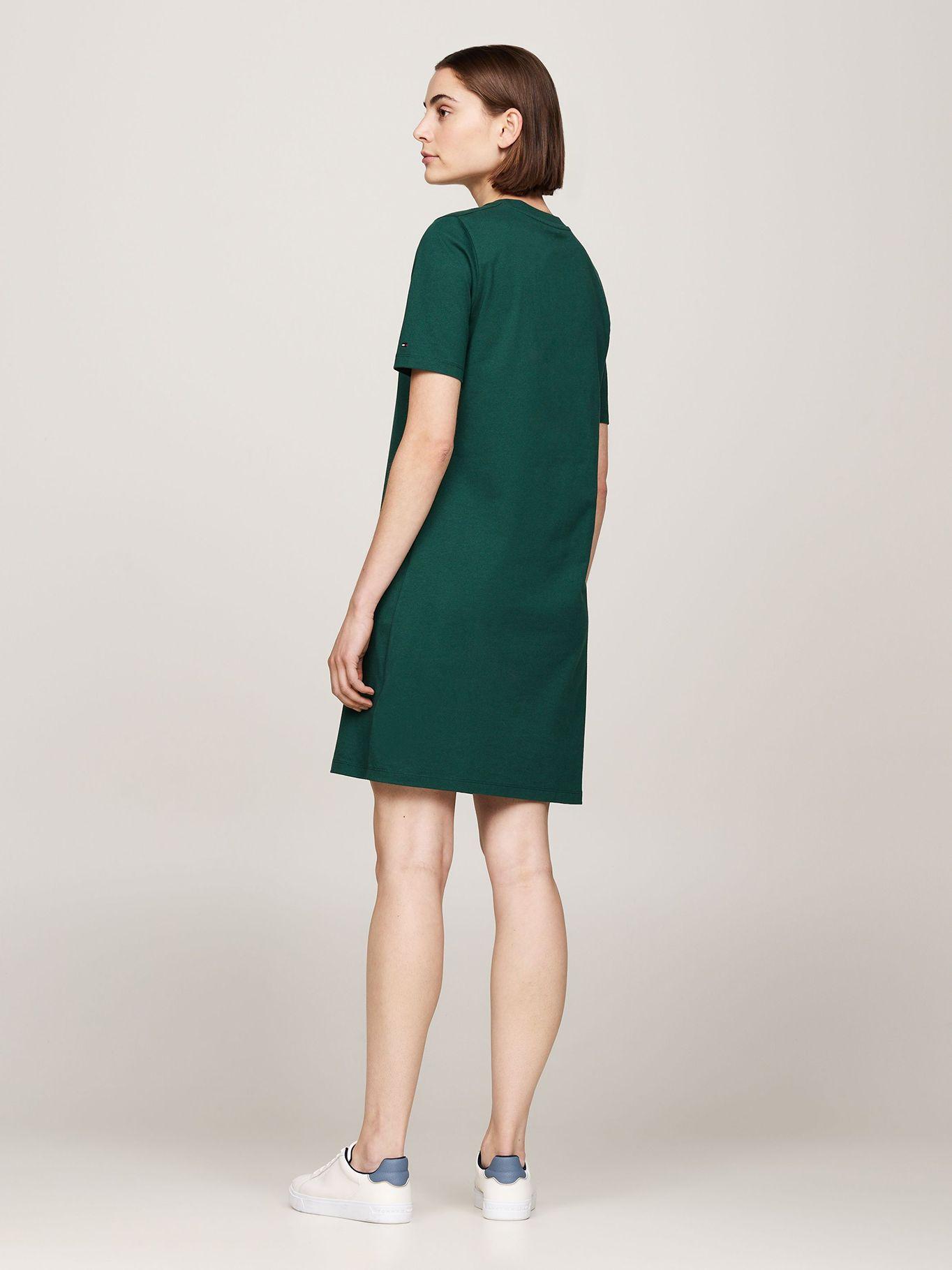 Vestido Logo Nautico Regular Fit Verde Tommy Hilfiger-1