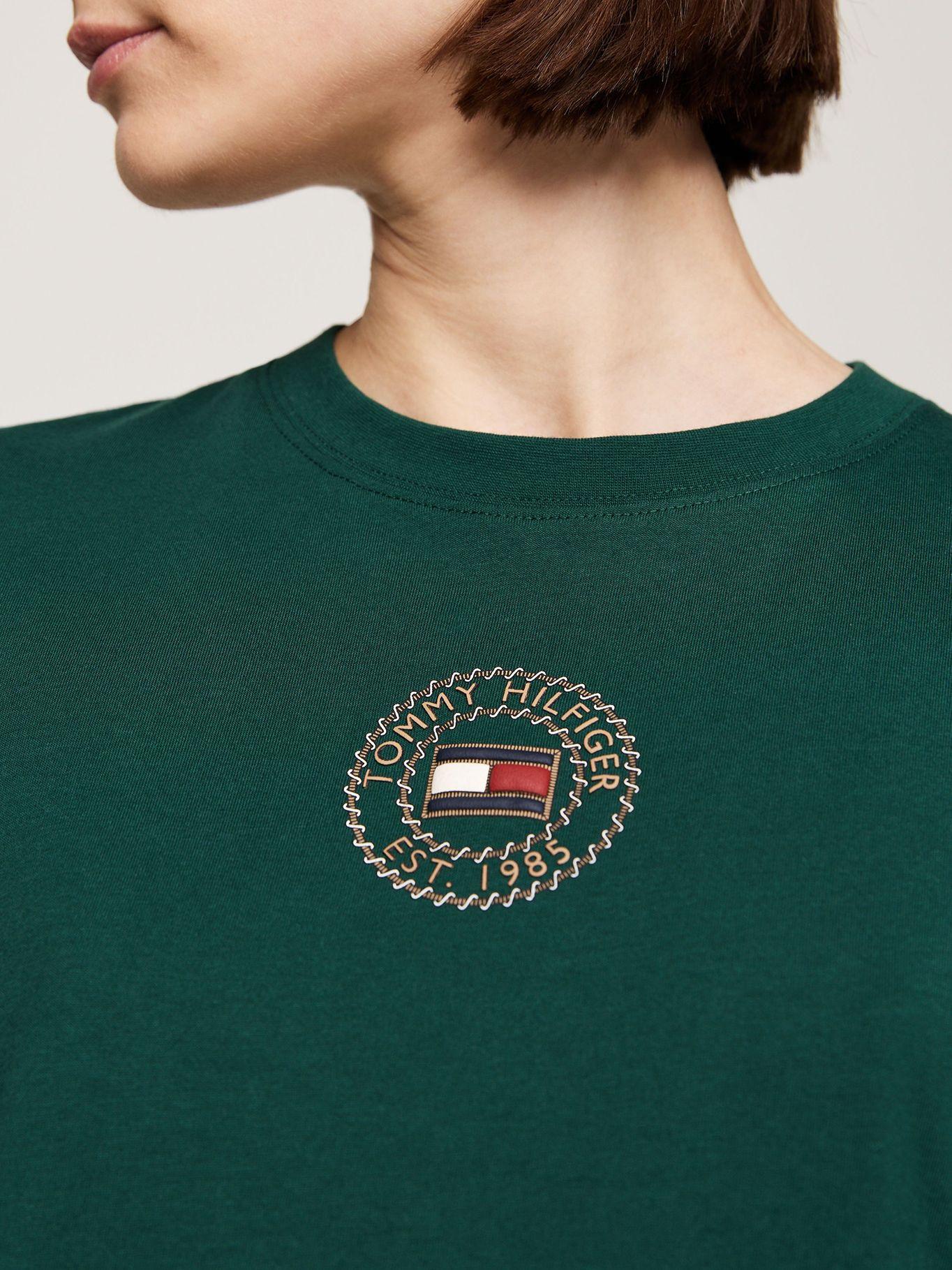 Vestido Logo Nautico Regular Fit Verde Tommy Hilfiger-3