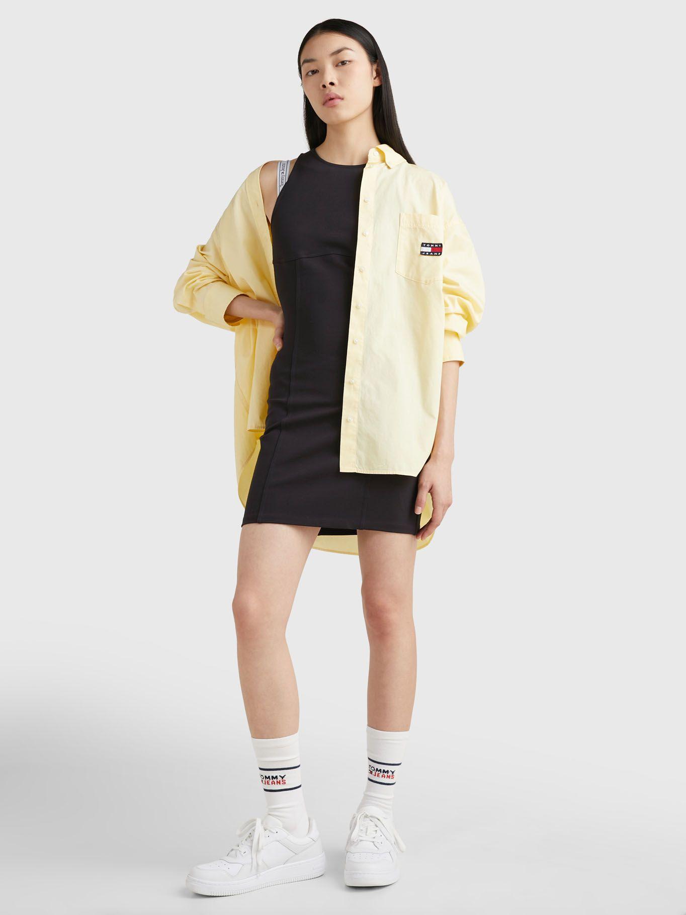 Vestido Sport Con Inscripción Negro Tommy Jeans-1