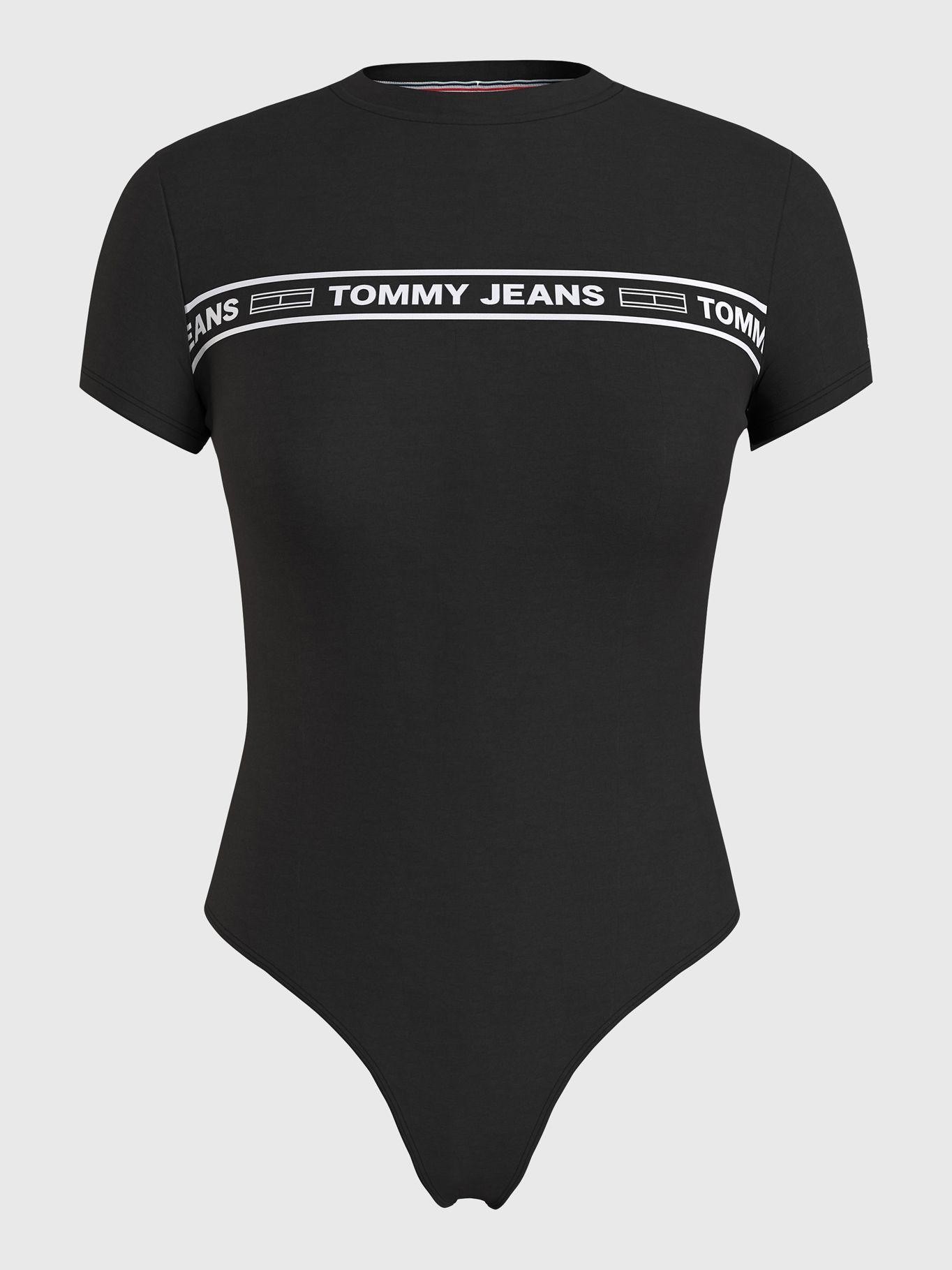 Body Cut-Out Logo Negro Tommy Hilfiger-4