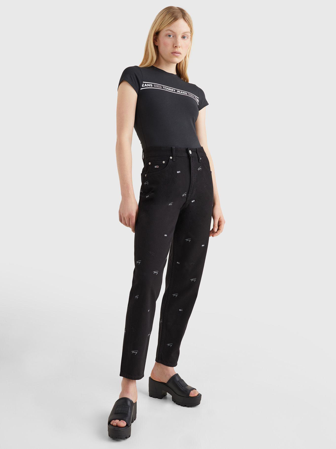 Body Cut-Out Logo Negro Tommy Hilfiger-0