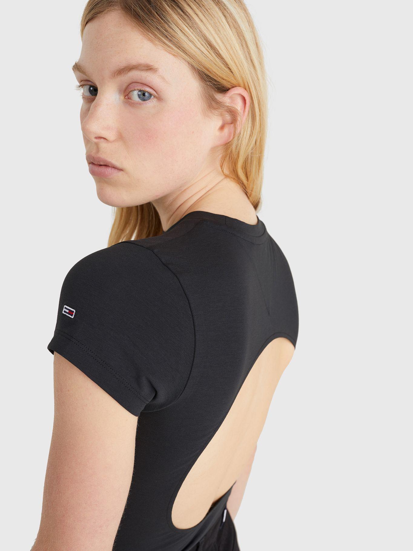 Body Cut-Out Logo Negro Tommy Hilfiger-2