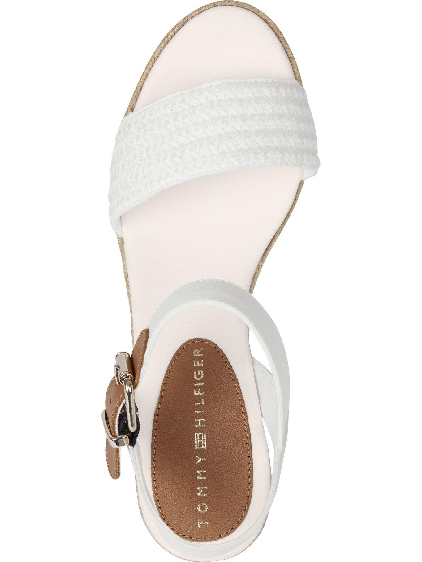 Sandalias Textured Blanco Tommy Hilfiger JN2-1