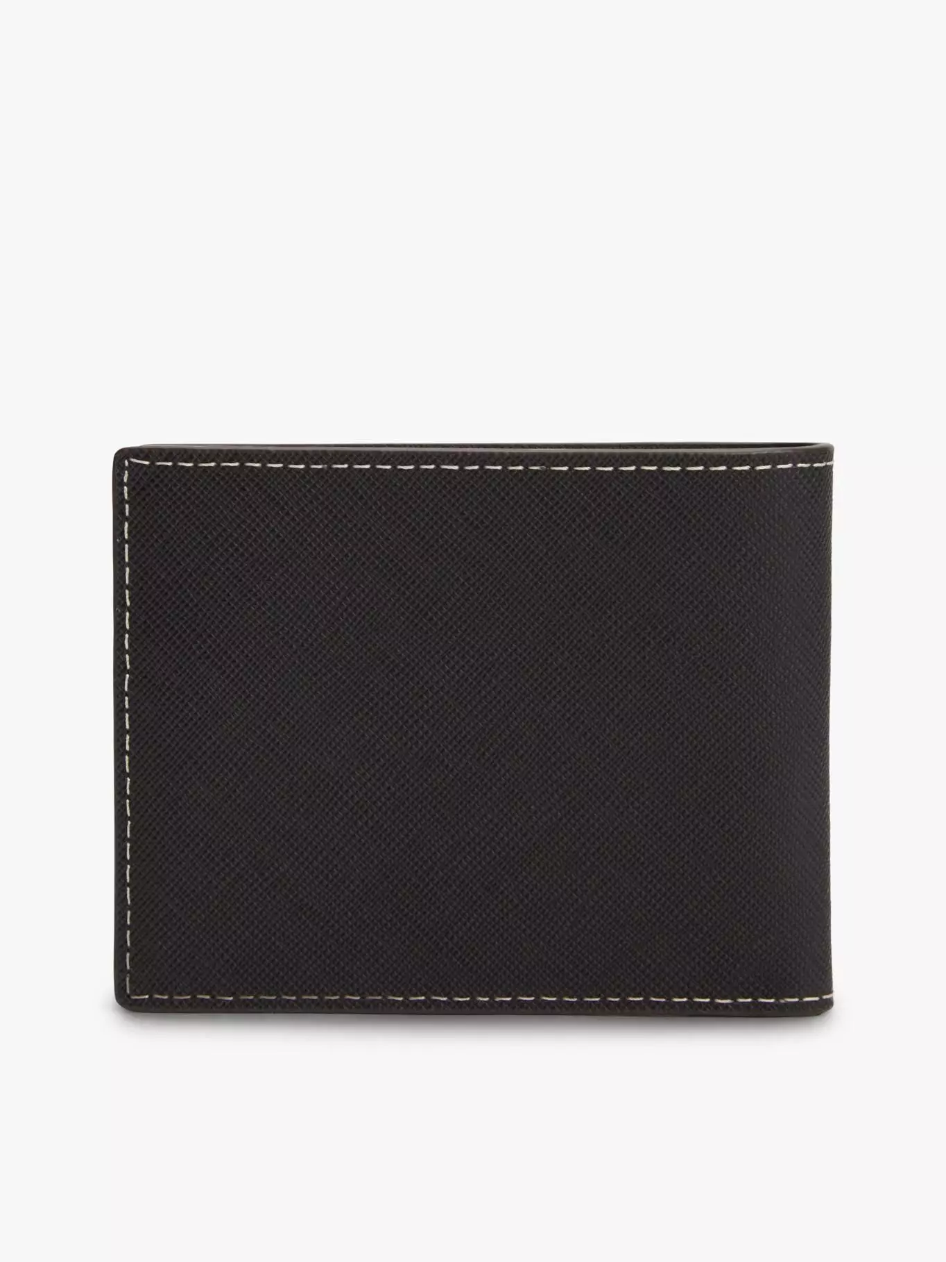 Billetera Plegable De Cuero Con Logo-1
