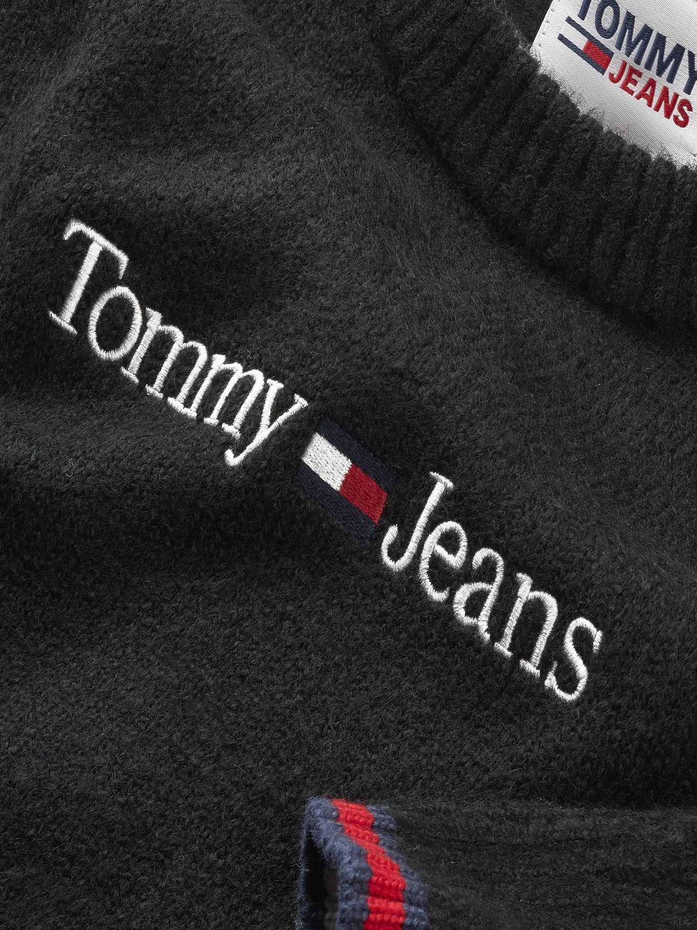 Sweater Regular Linear Con Logo Negro Tommy Hilfiger-2