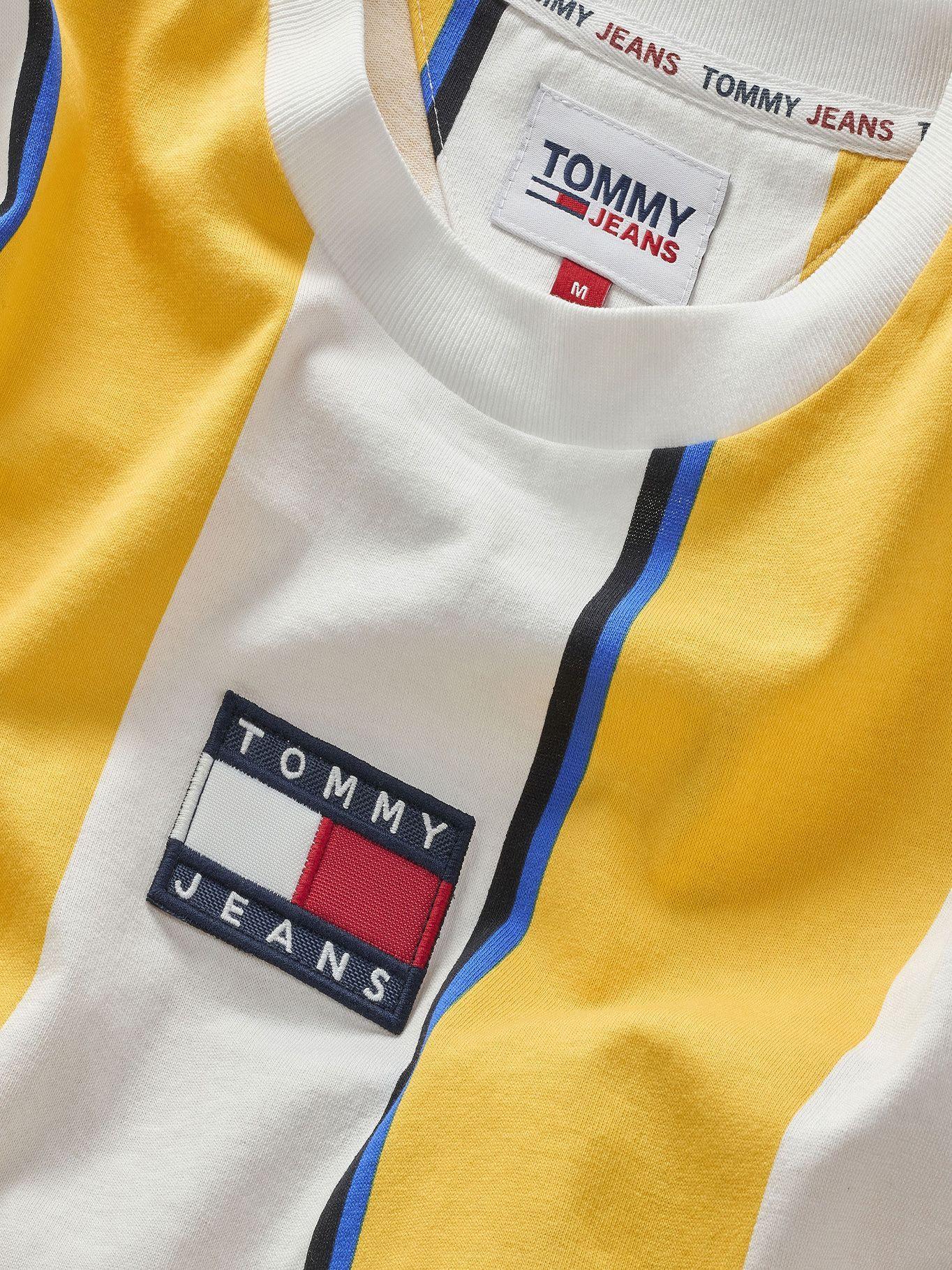 Polera Skater Vertical Stripe Amarillo Tommy Hilfiger-2