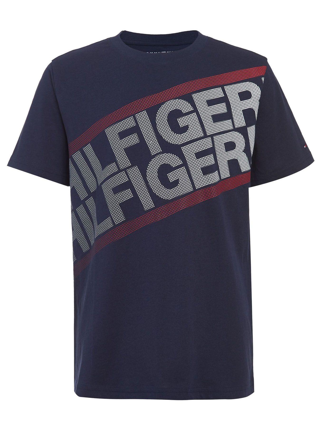 Polera Maxi Logo Azul Tommy Hilfiger-0
