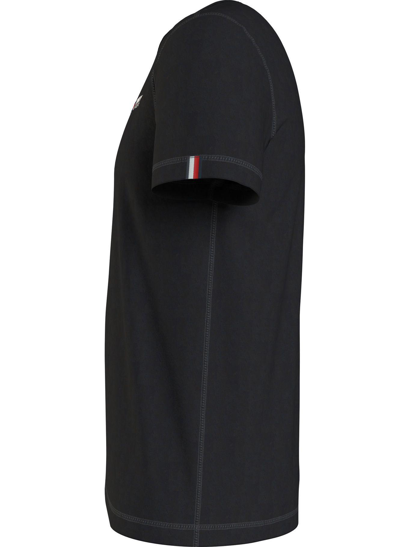 Polera Sport Con Logo Slim Fit Negro Tommy Hilfiger-4