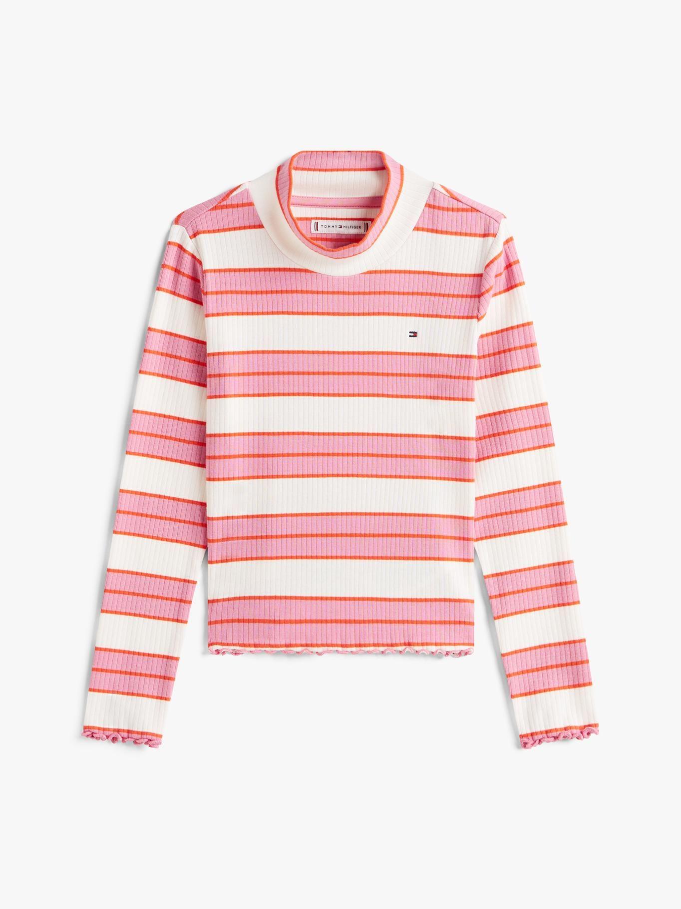Polera De Cuello Alto Rosado Tommy Hilfiger-4