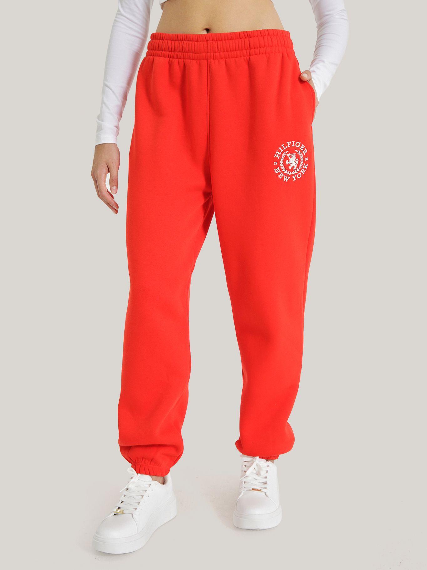 JOGGER CON  LOGO MONOGRAM LATERAL Rojo Tommy Hilfiger-0