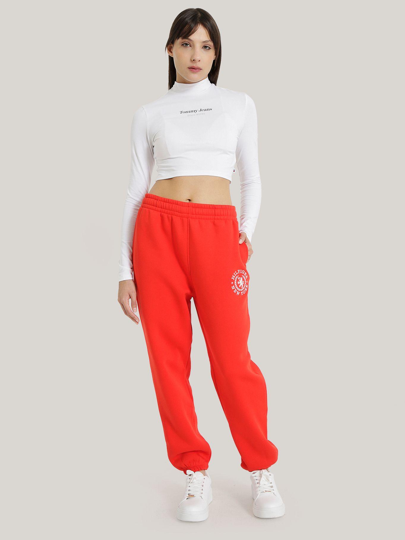 JOGGER CON  LOGO MONOGRAM LATERAL Rojo Tommy Hilfiger-1