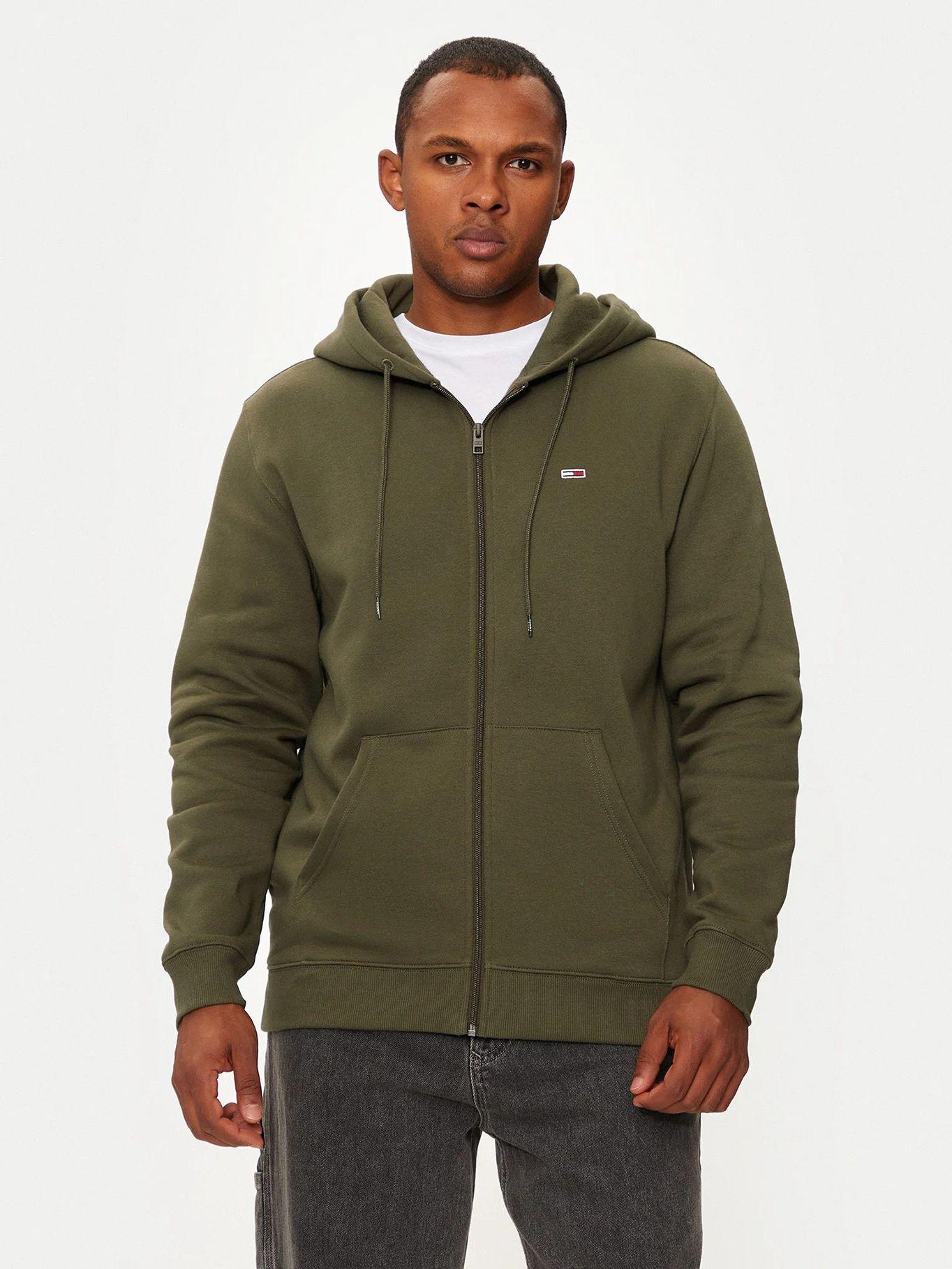 Polerón Hoodie Con Cierre De Cremallera Verde Tommy Jeans-0