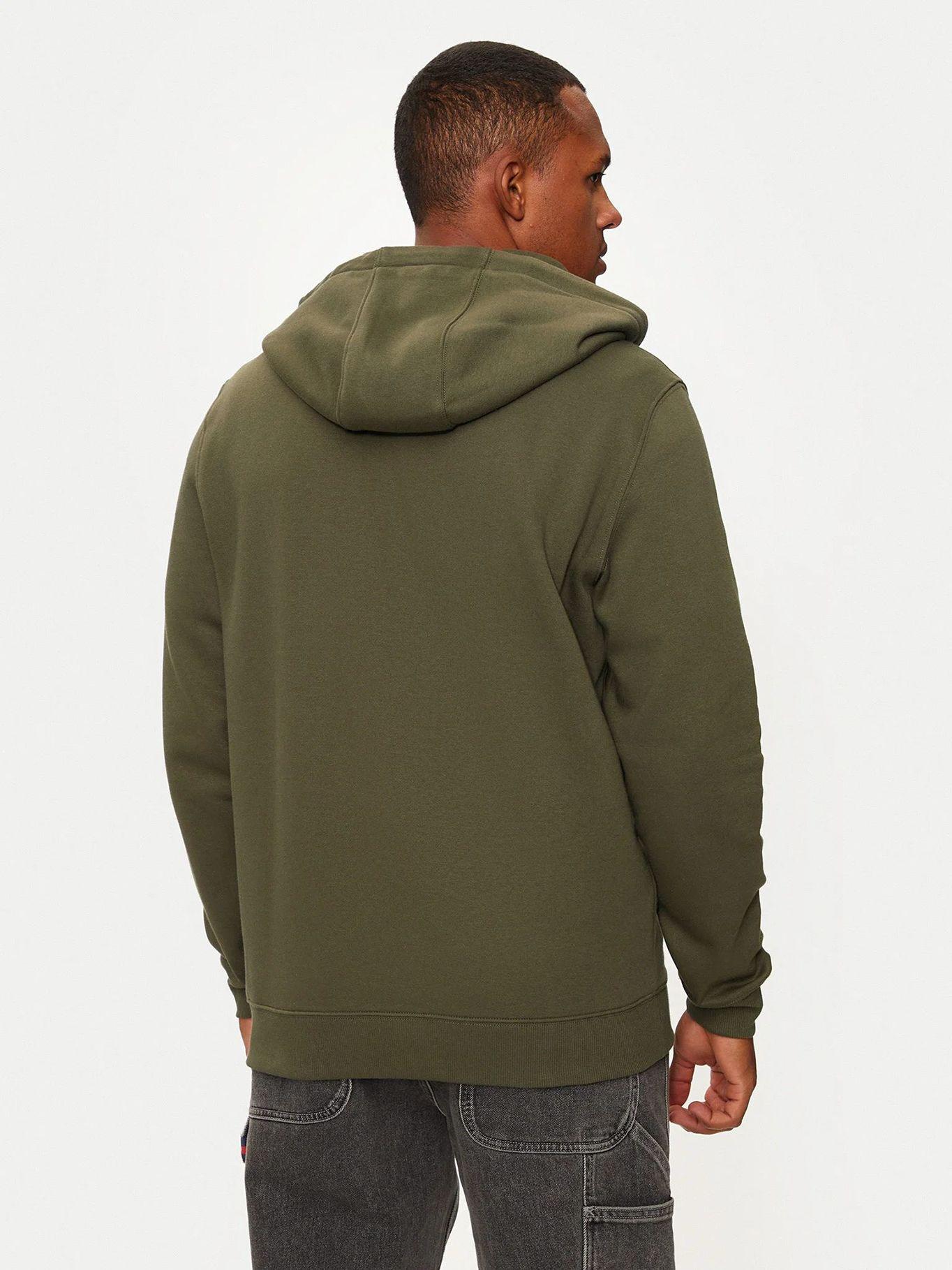 Polerón Hoodie Con Cierre De Cremallera Verde Tommy Jeans-2