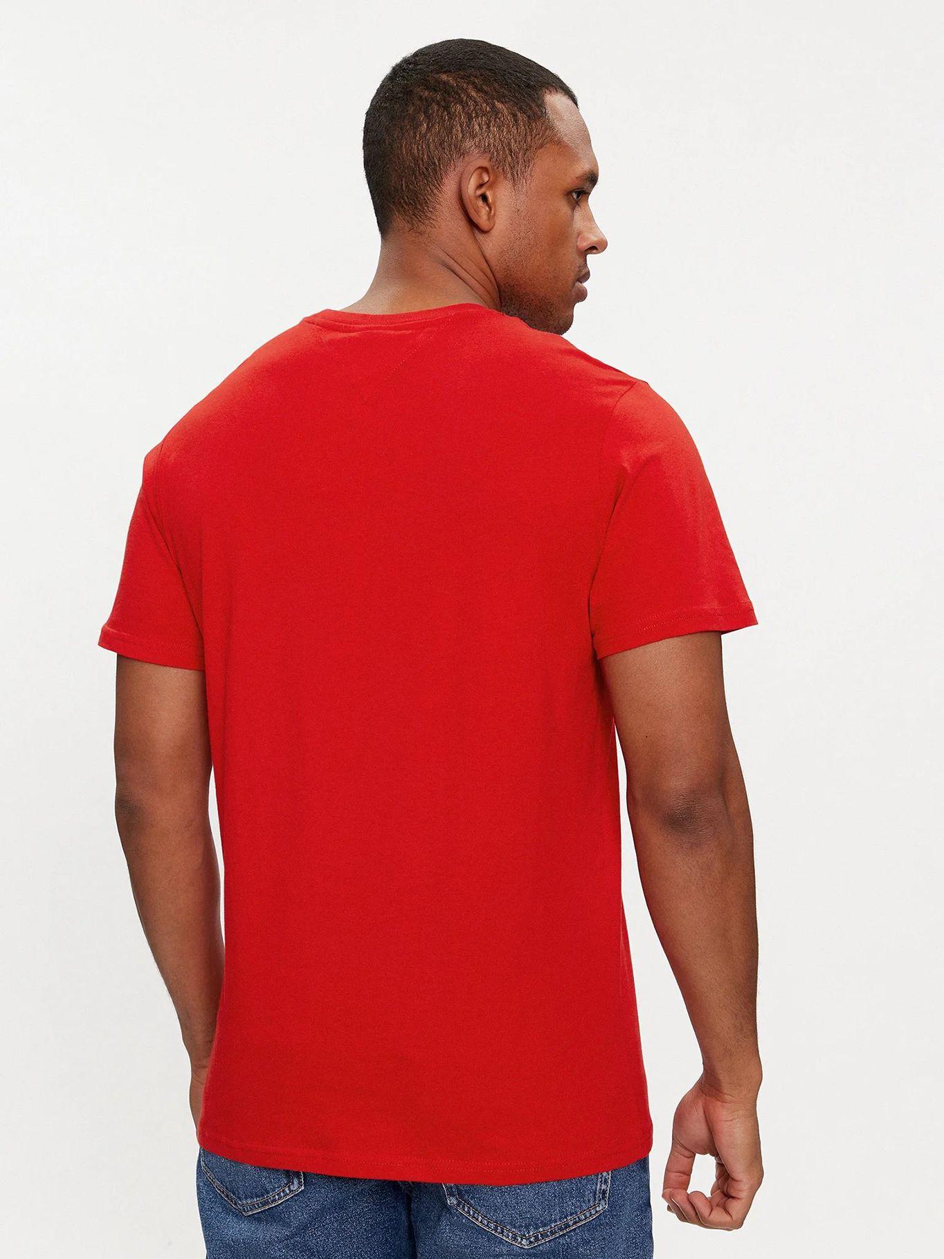 Polera Con Logo Slim Fit Rojo Tommy Jeans-2