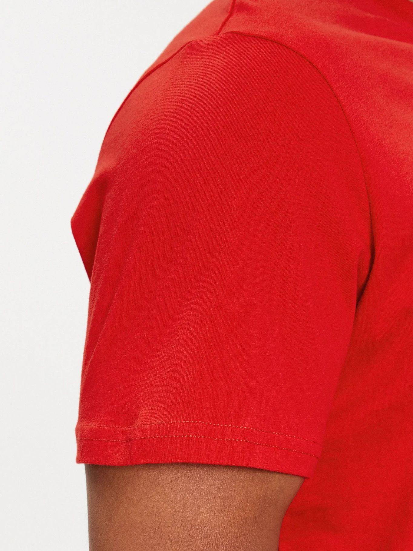 Polera Con Logo Slim Fit Rojo Tommy Jeans-4