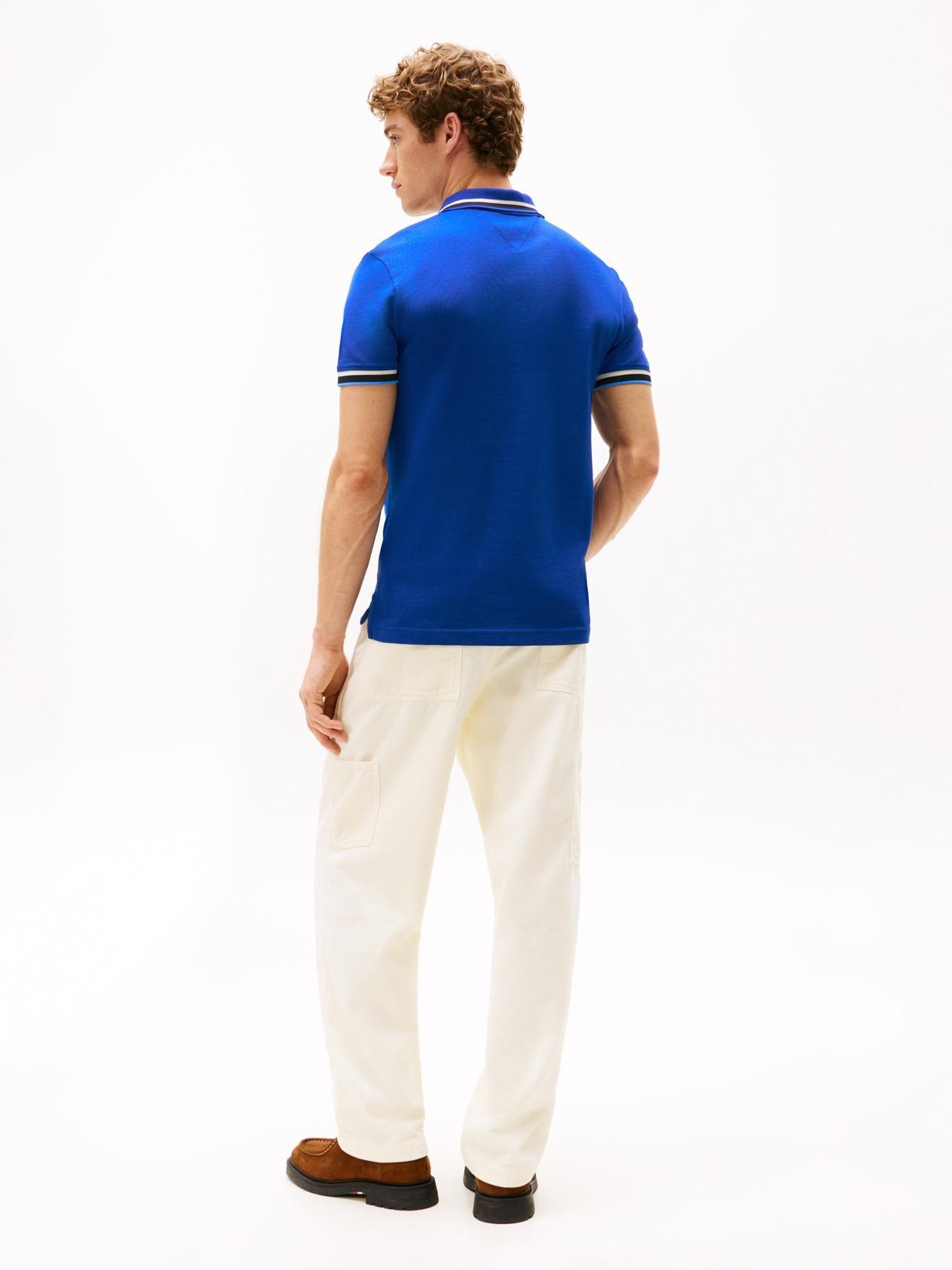 Polo Slim Fit Con Logo Azul Tommy Hilfiger-2