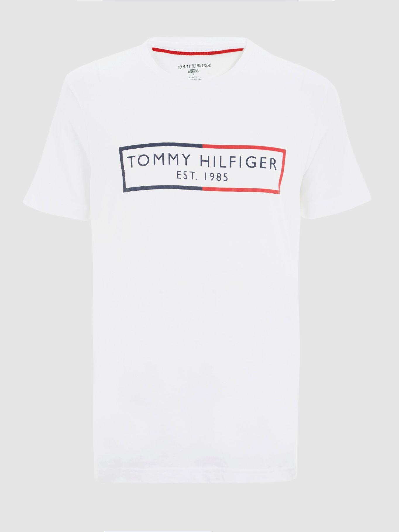 Pijama  Essential C-Neck Blanco Tommy Hilfiger-0