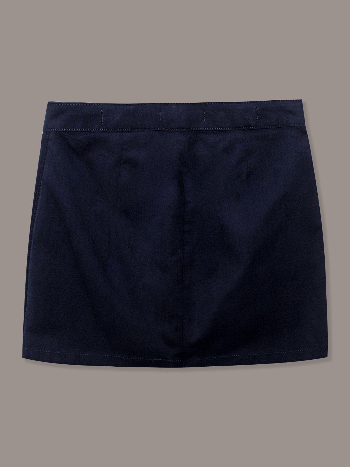 Falda De Niña Solid Utility Azul Tommy Hilfiger-1