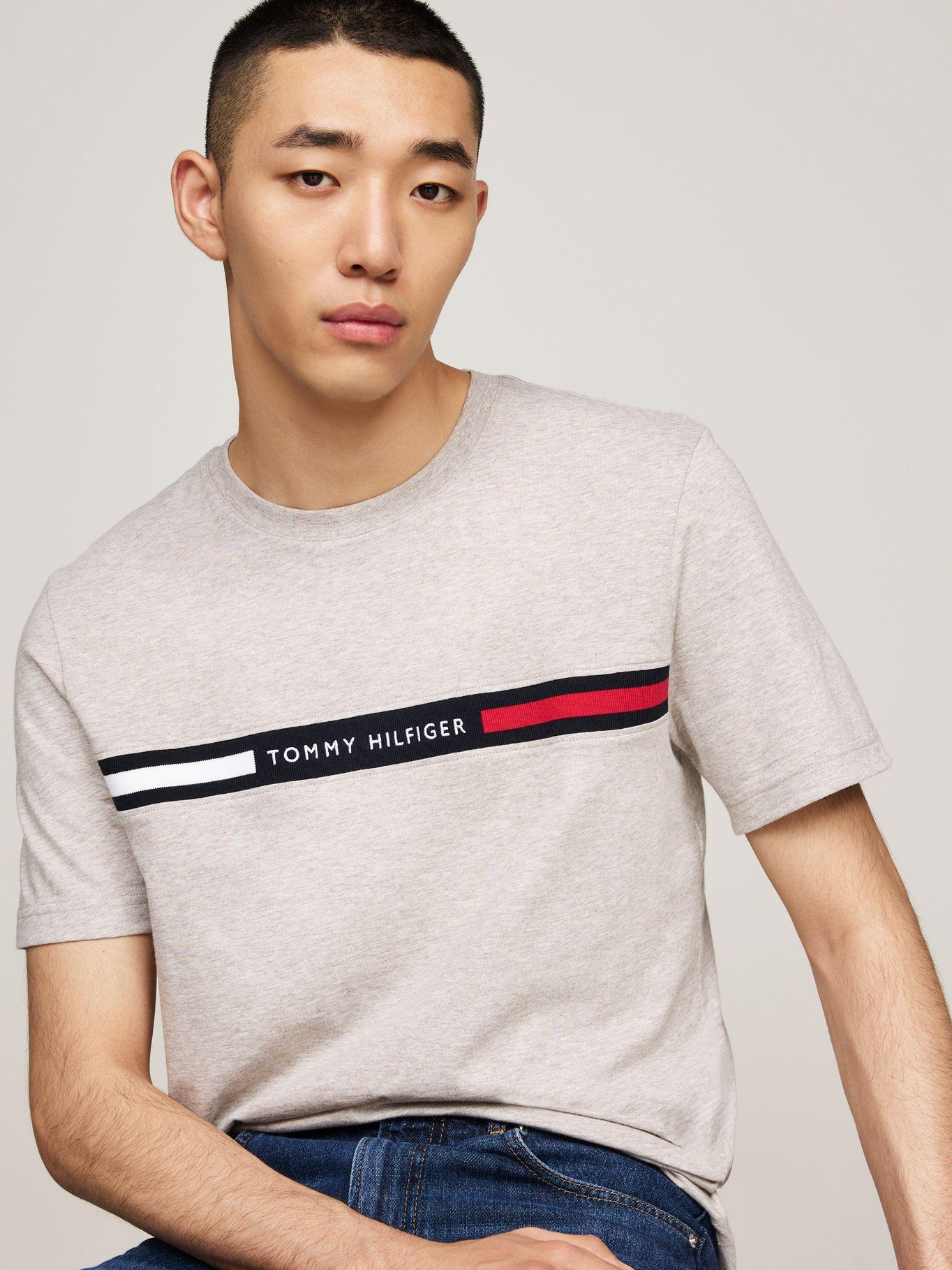 Polera Chest Insert Logo Beige Tommy Hilfiger-3