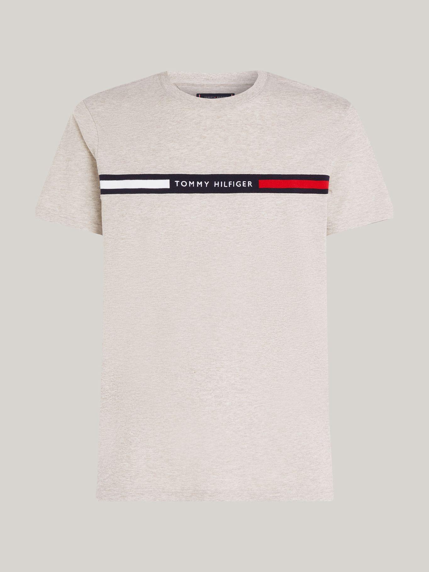 Polera Chest Insert Logo Beige Tommy Hilfiger-4