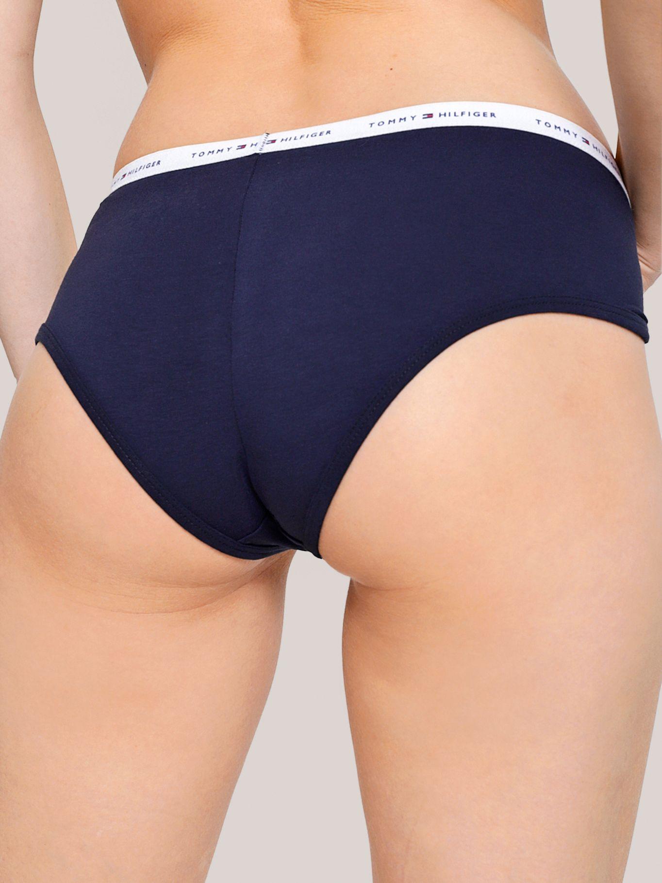Calzón Hipster Dolphin Logo Azul Tommy Hilfiger-1