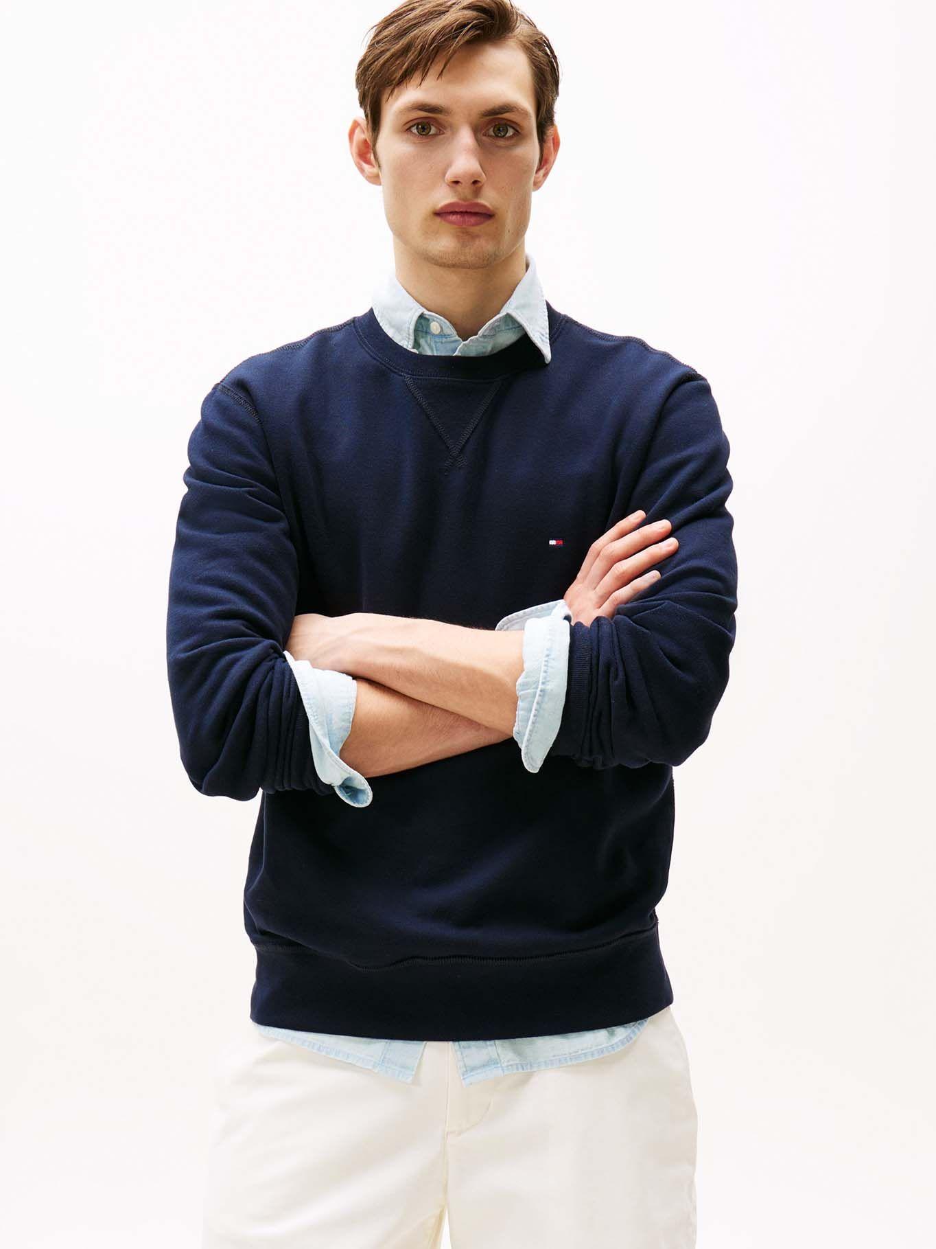 Polerón Essential Con Logo Azul Tommy Hilfiger-0