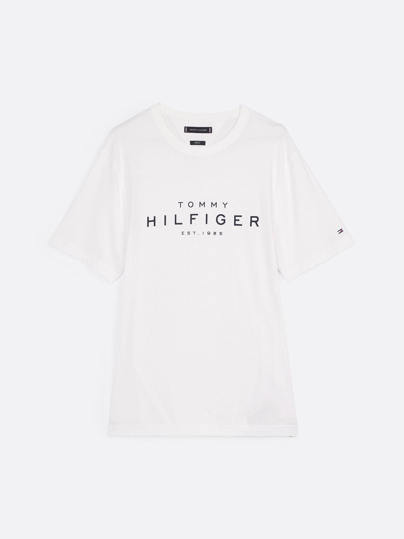 Polera Big Logo Regular Fit Blanco Tommy Hilfiger-4