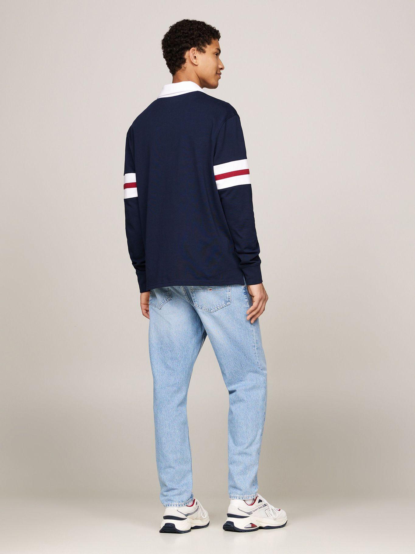 Polo De Rugby Logo Varsity Azul Tommy Jeans-2