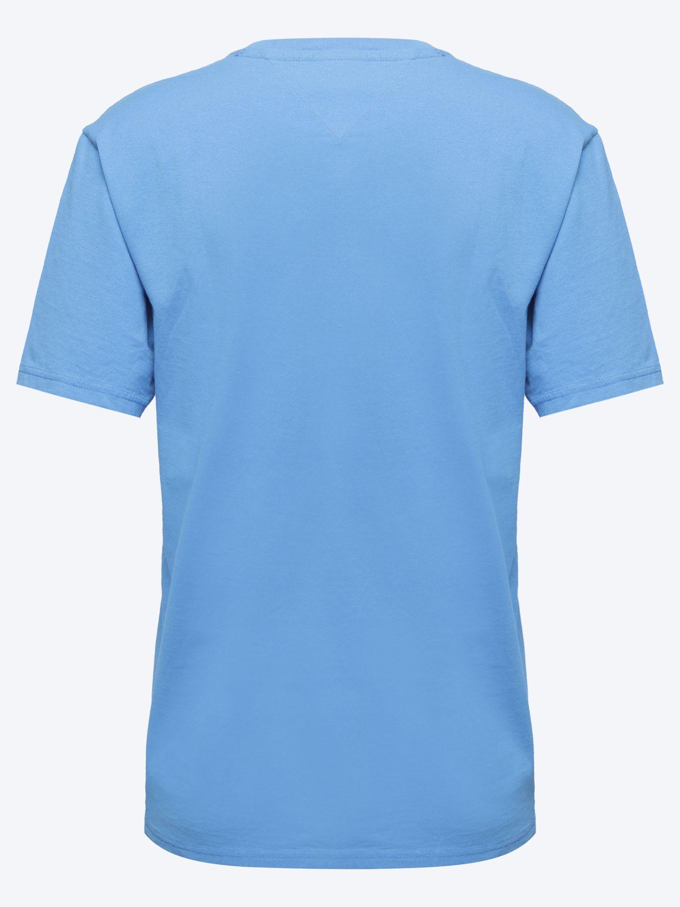 Polera Pop Logo Bordado Turquesa Tommy Hilfiger-1
