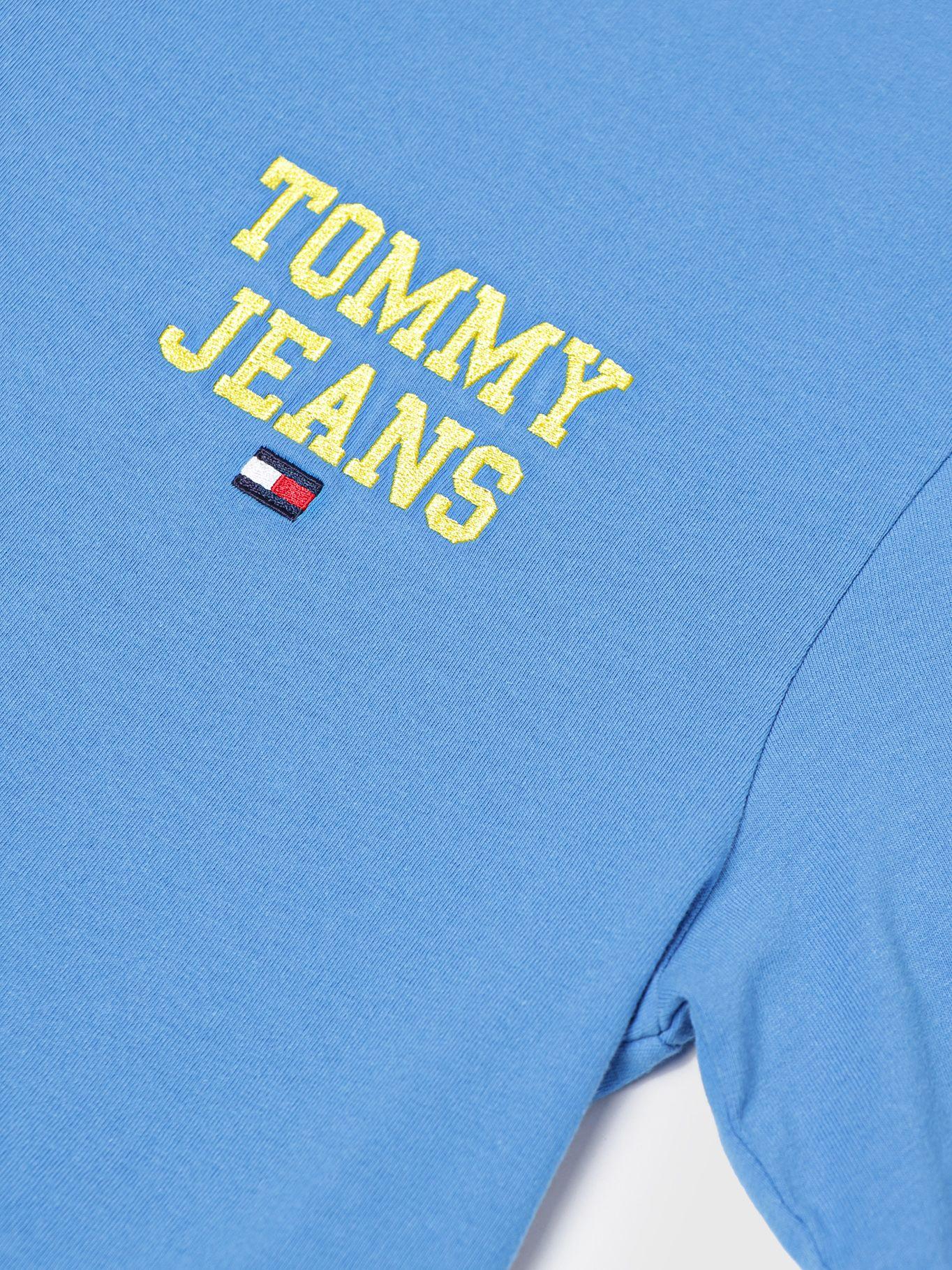 Polera Pop Logo Bordado Turquesa Tommy Hilfiger-3