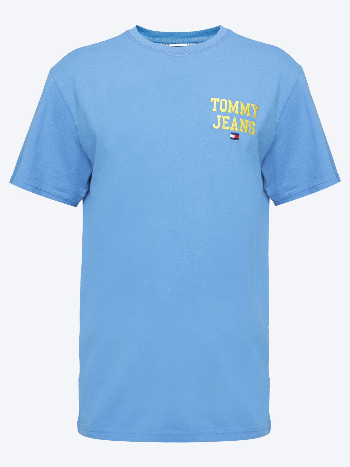 Polera Pop Logo Bordado Turquesa Tommy Hilfiger-0