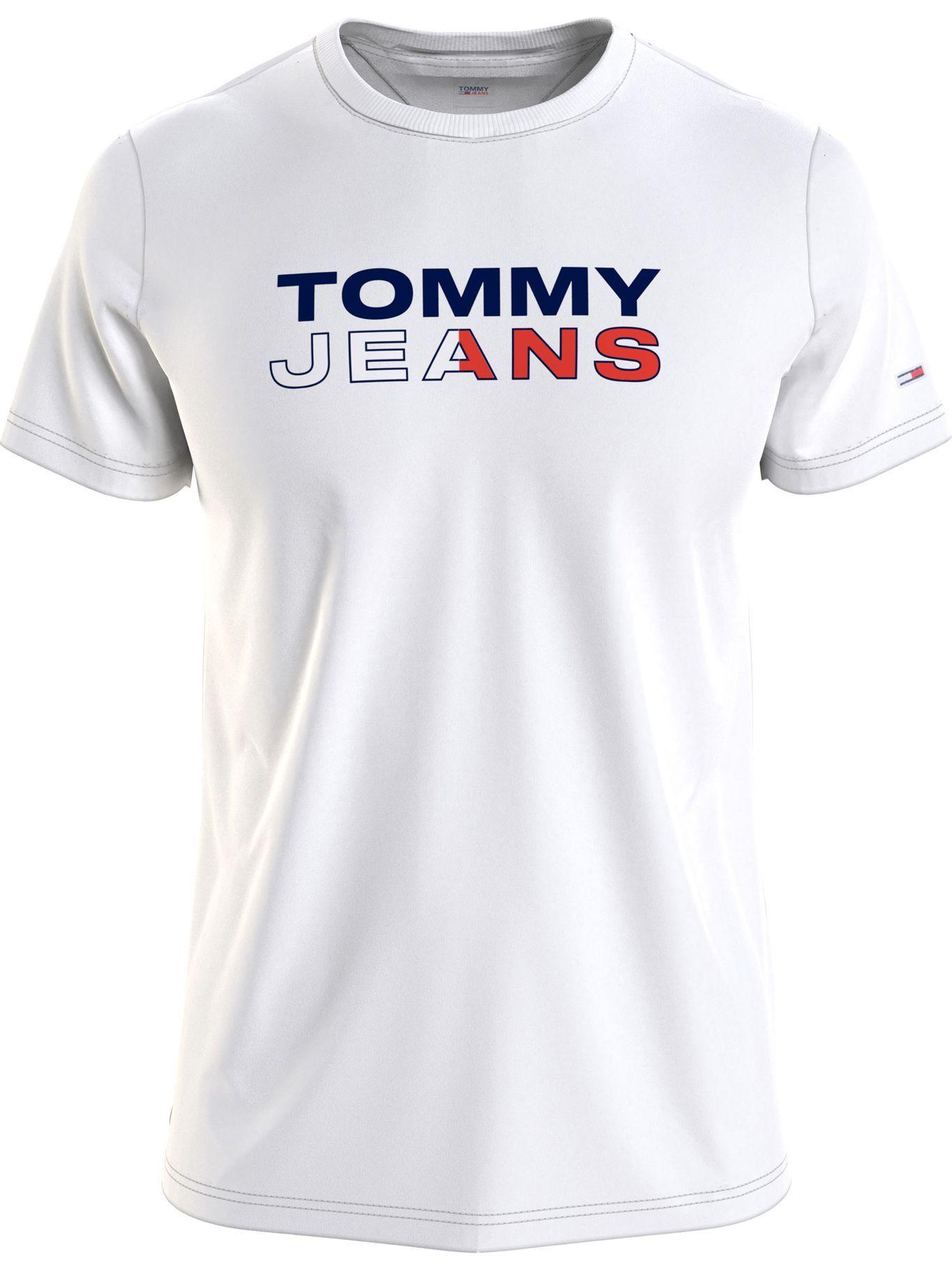 Polera Essential Graphic Blanco Tommy Jeans F2-0