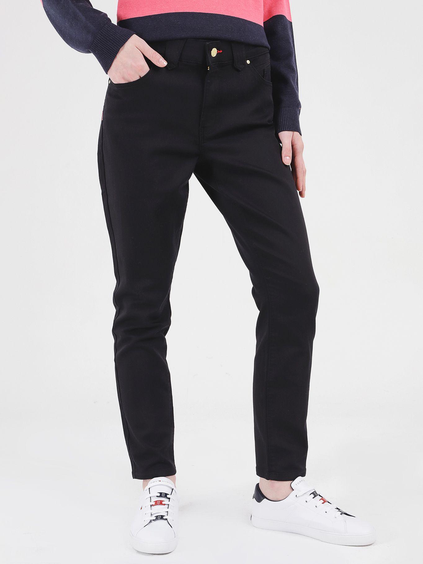 Jeans Waverly Con Logo Negro Tommy Hilfiger-0