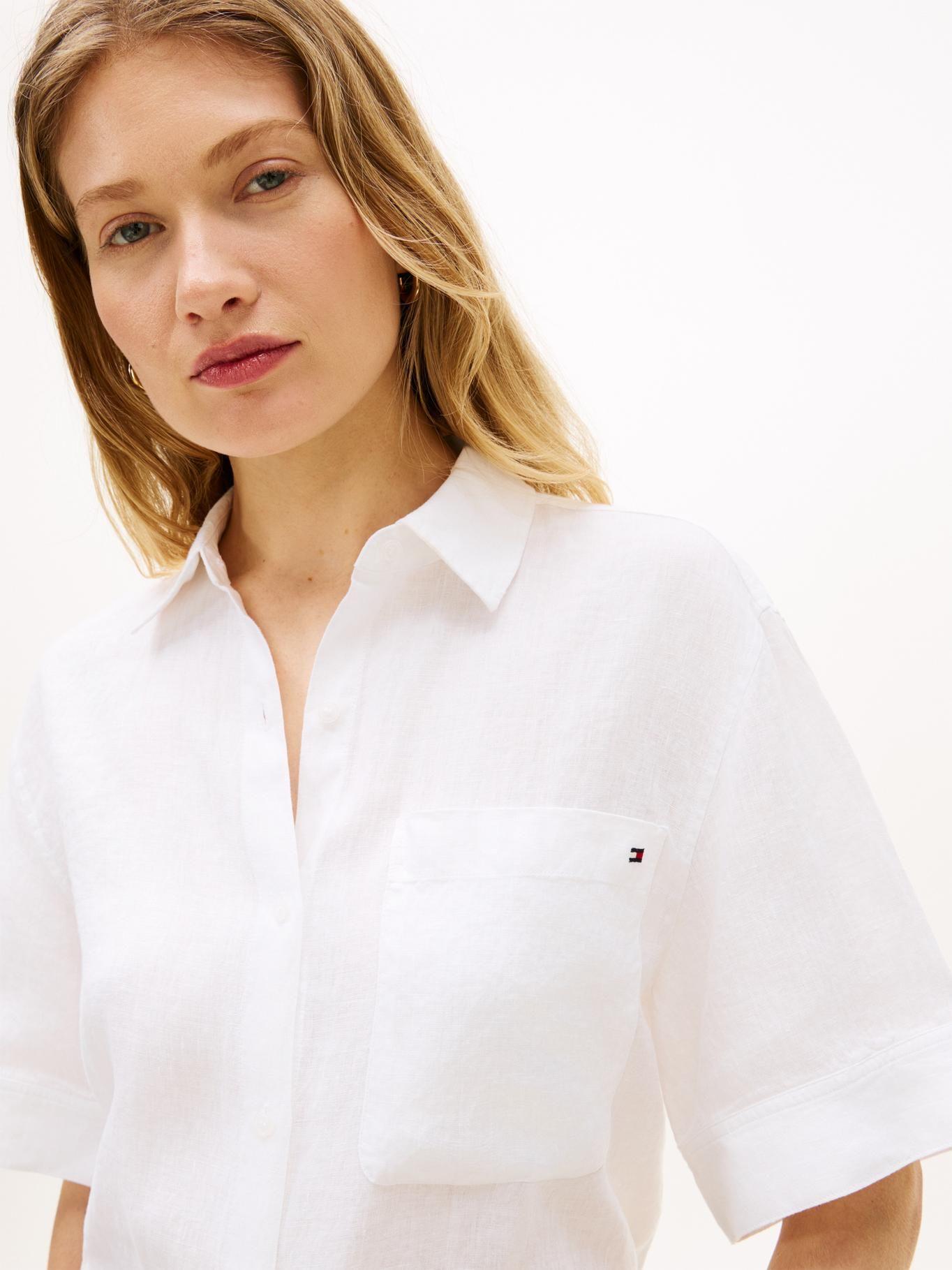 Camisa De Lino Relaxed Fit-3