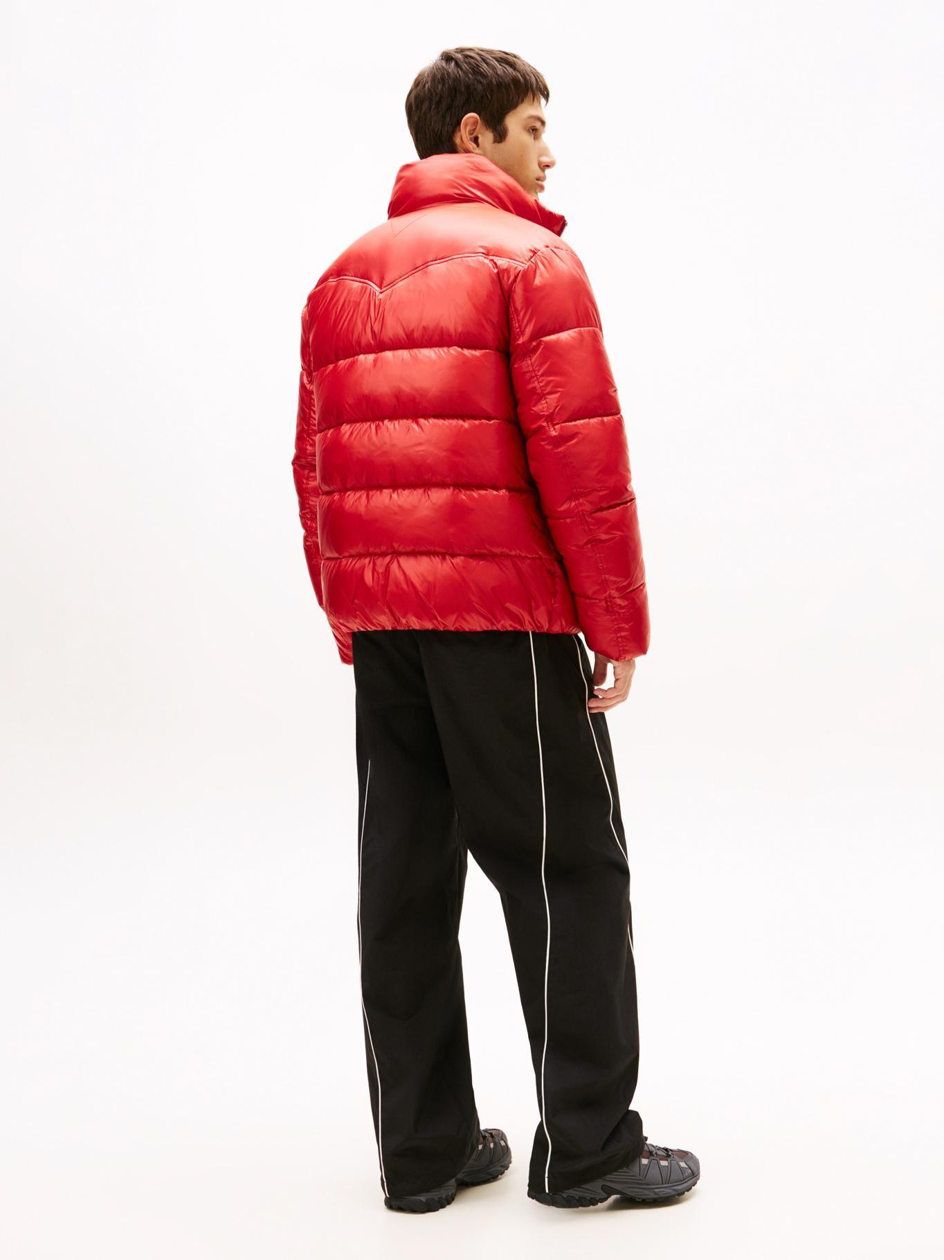 Parka Acolchada Repelente Al Agua Tommy Jeans Rojo-2