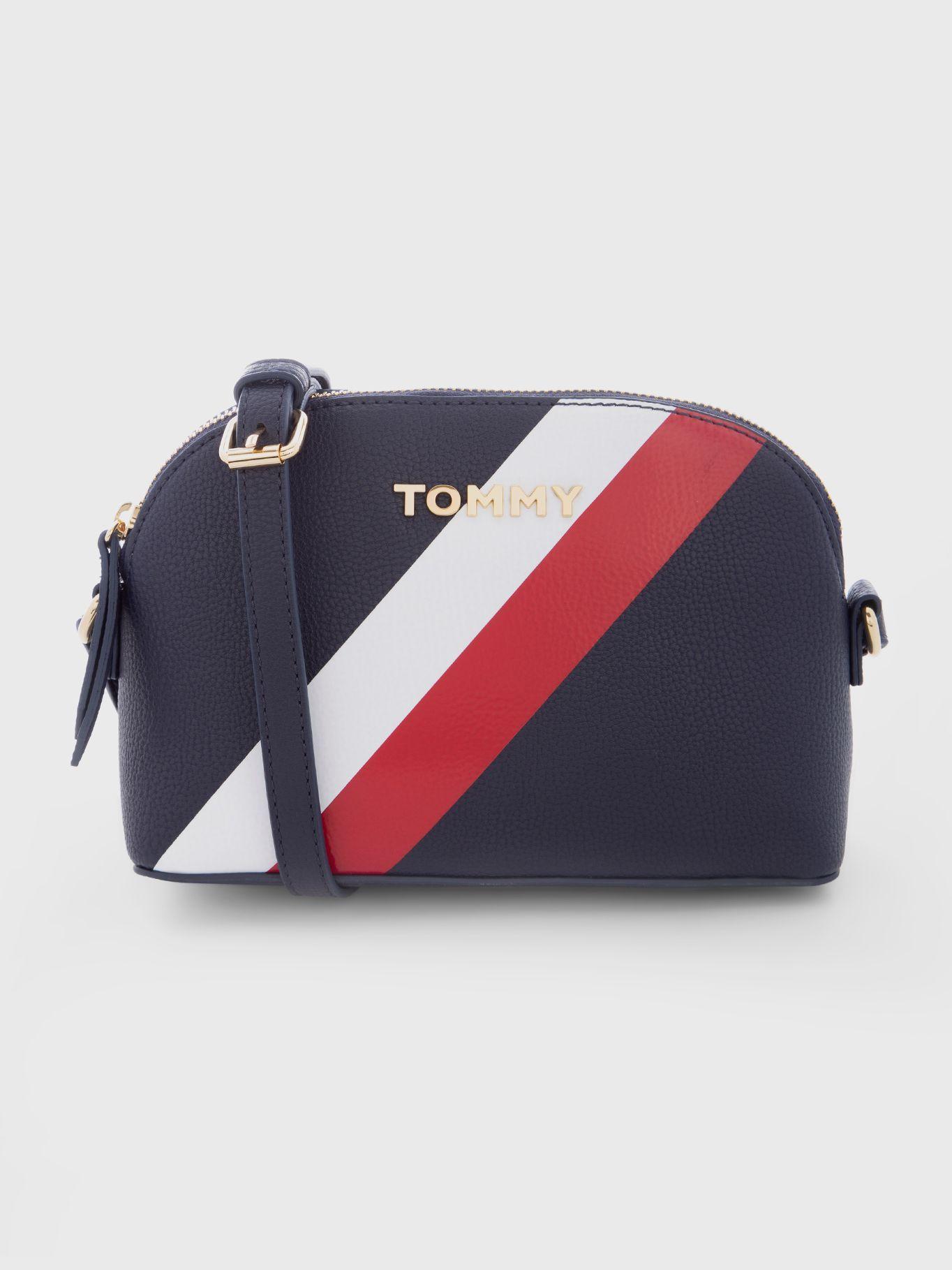 Cartera Crossboy Global Stripe Azul Tommy Hilfiger-0