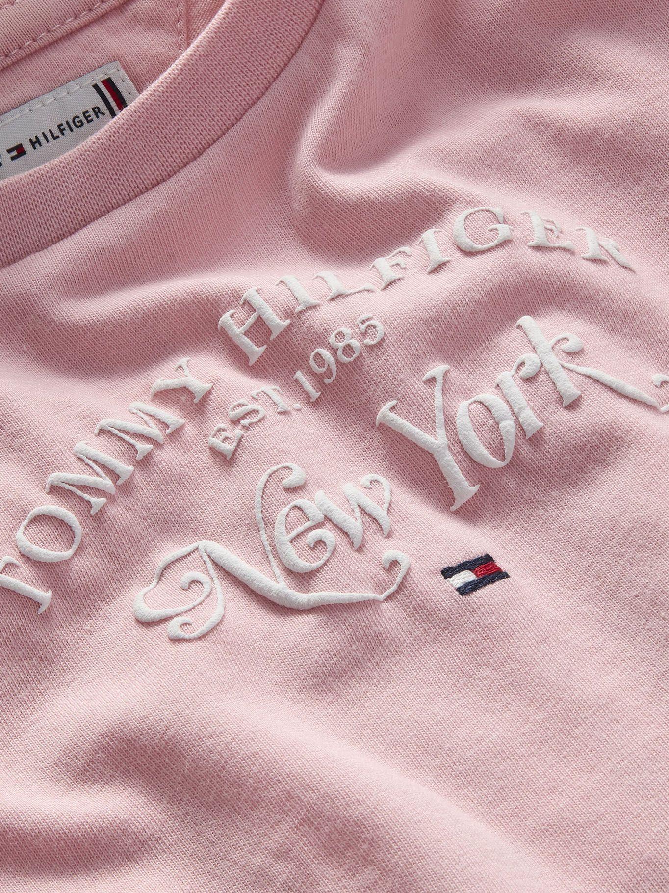 Polera Essential Con Logo Rosado Tommy Hilfiger N22-2